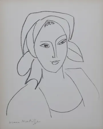 石版画 Matisse (After) - Catherinette
