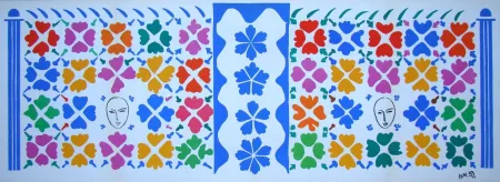 石版画 Matisse (After) - Décoration - Masques