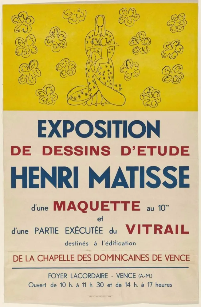 石版画 Matisse (After) - Exposition De Dessin's D'Etude 