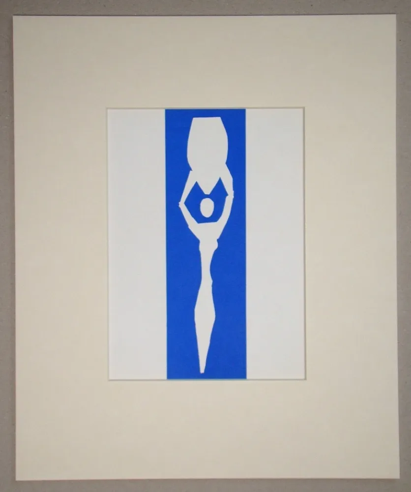 石版画 Matisse (After) - Femme à l'amphore - 1952