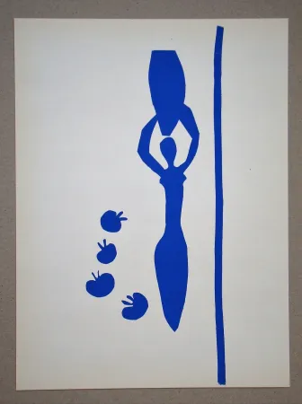 石版画 Matisse (After) - Femme à l'amphore et grenades- 1953