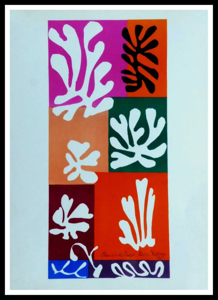 石版画 Matisse (After) - FLEURS DE NEIGNE