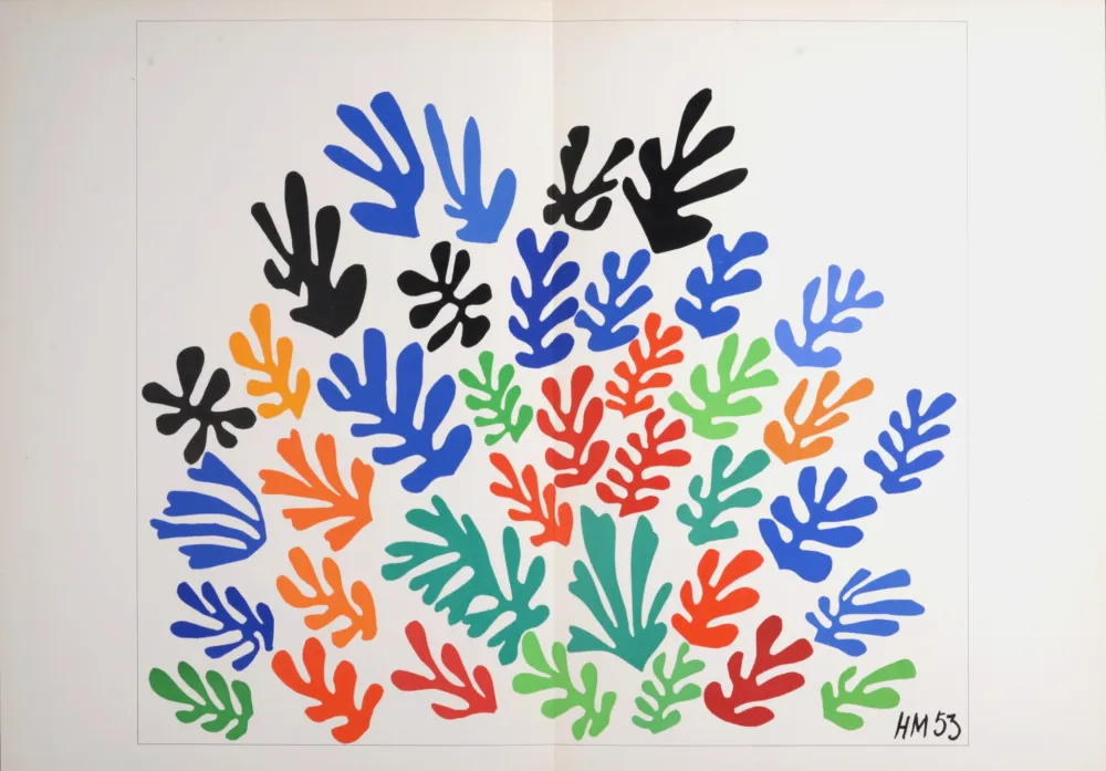 石版画 Matisse (After) - La Gerbe, 1958