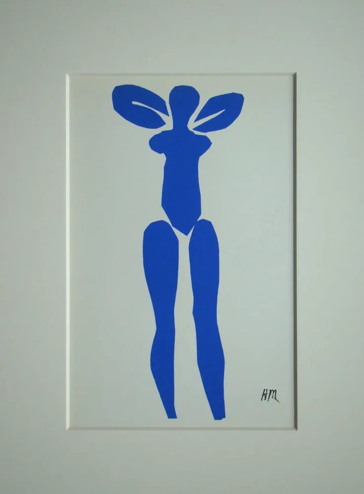 石版画 Matisse (After) - Nu bleu debout