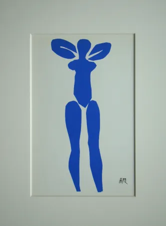 石版画 Matisse (After) - Nu bleu debout