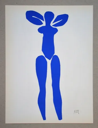石版画 Matisse (After) - Nu bleu debout - 1952
