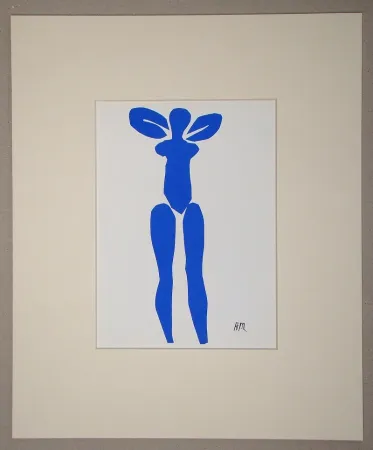 石版画 Matisse (After) - Nu bleu debout - 1952