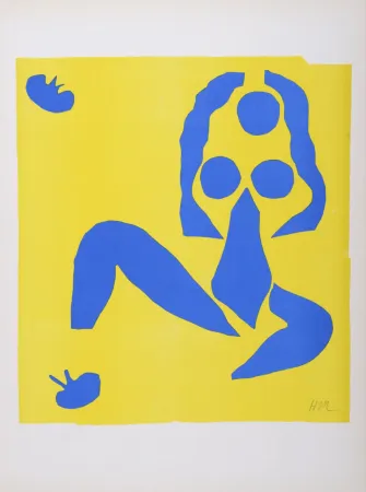 石版画 Matisse (After) - Nu Bleu La Grenouille, 1958