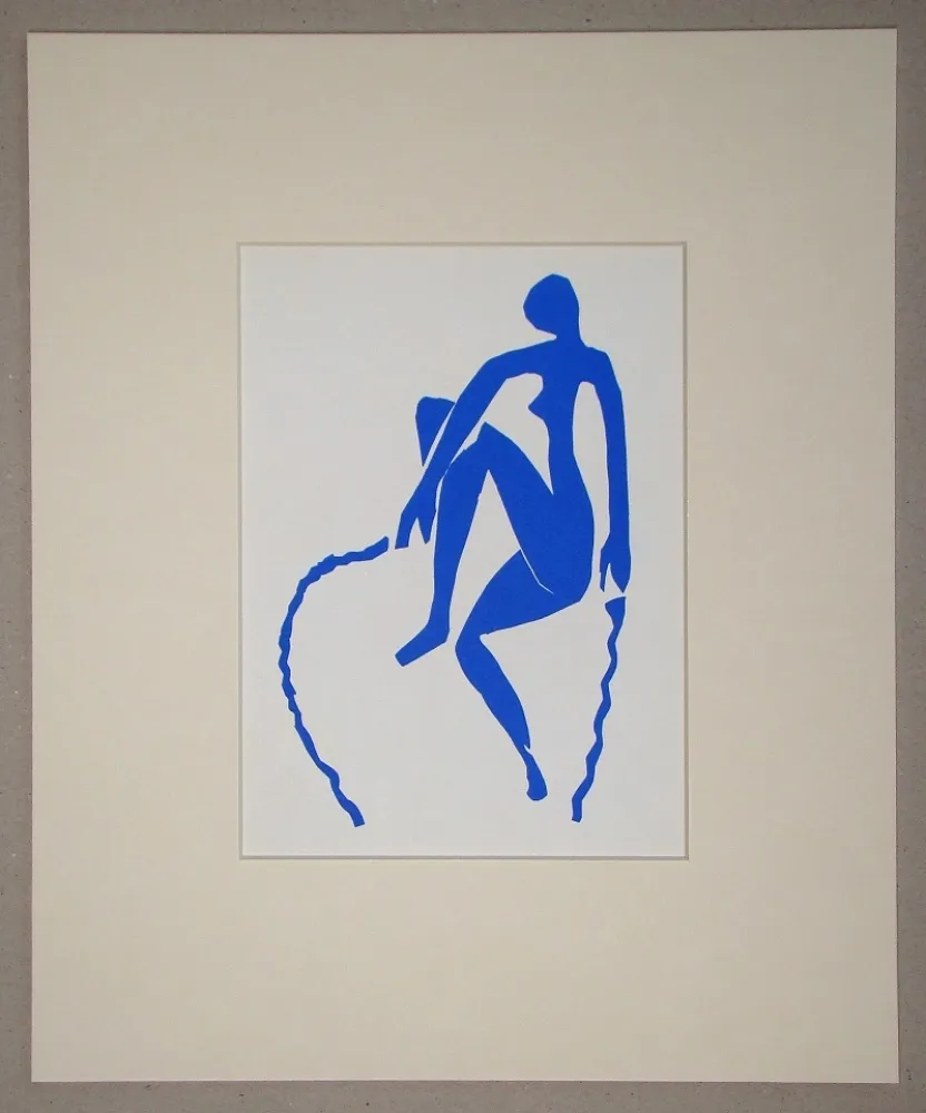 石版画 Matisse (After) - Nu bleu, sauteuse de corde - 1952