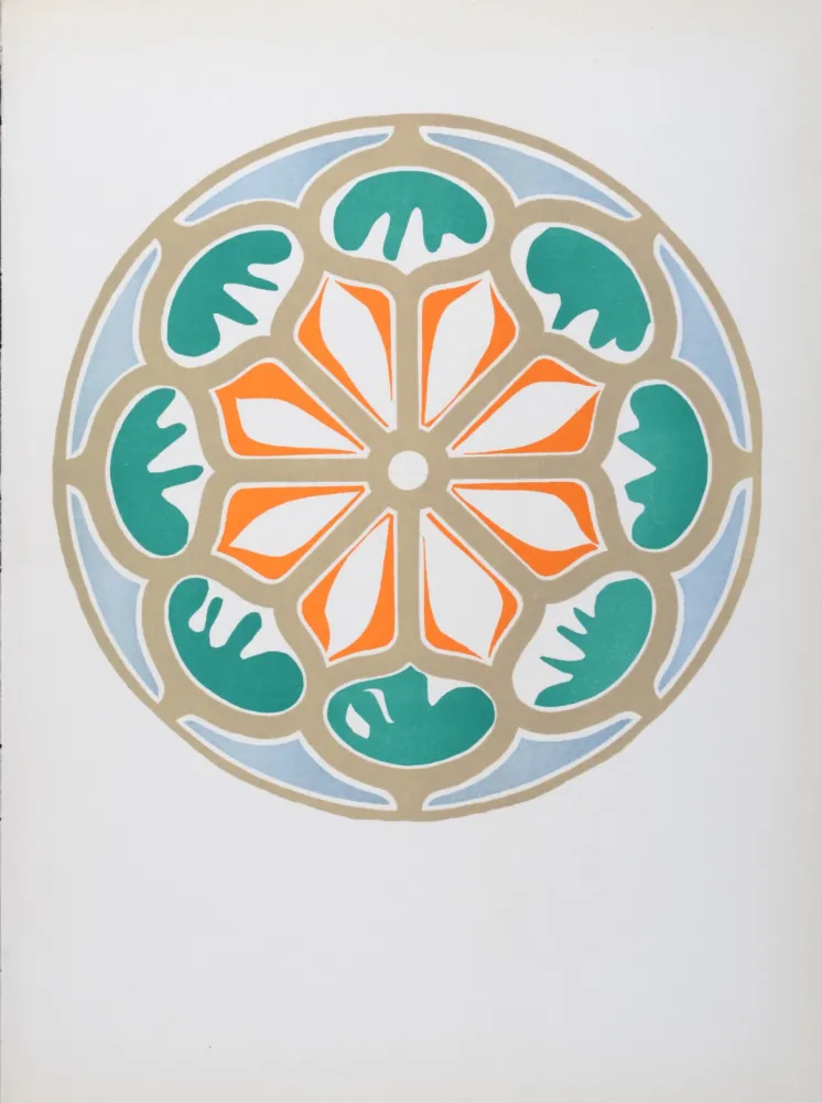 石版画 Matisse (After) - Rosace, 1958