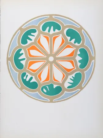 石版画 Matisse (After) - Rosace, 1958