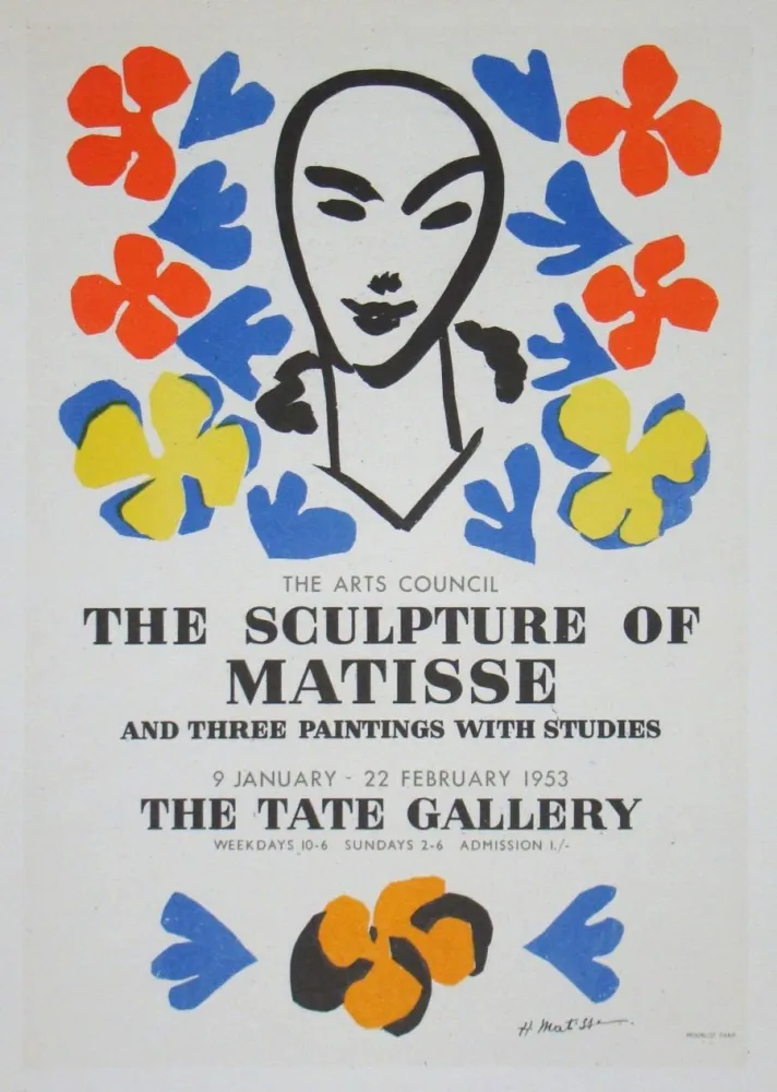 石版画 Matisse (After) - The Sculpture of Matisse