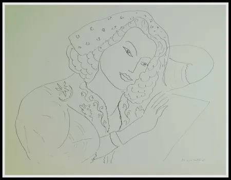 石版画 Matisse (After) - THEMES & VARIATIONS III