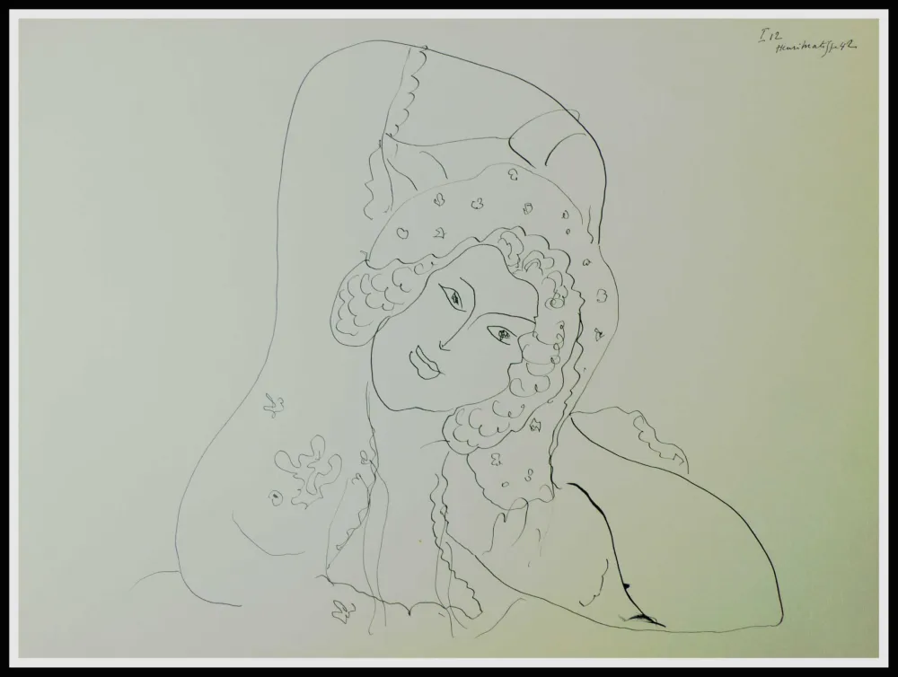 石版画 Matisse (After) - THEMES & VARIATIONS IV