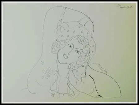 石版画 Matisse (After) - THEMES & VARIATIONS IV