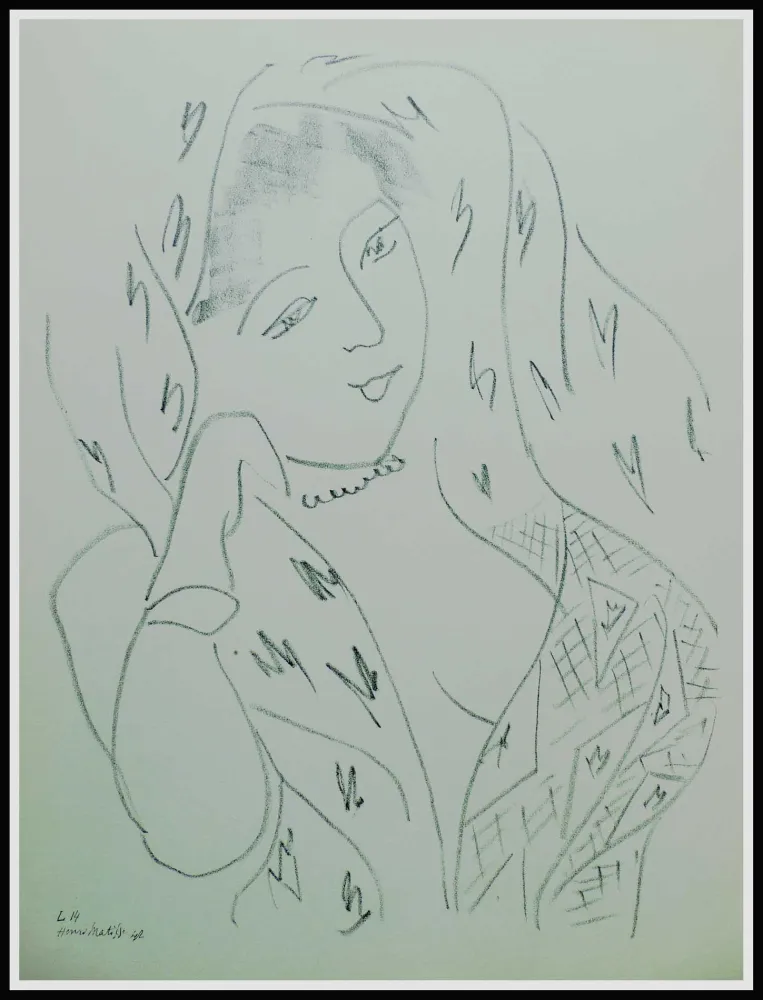 石版画 Matisse (After) - THEMES & VARIATIONS VIII