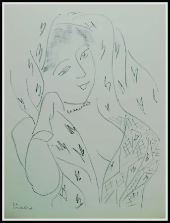 石版画 Matisse (After) - THEMES & VARIATIONS VIII