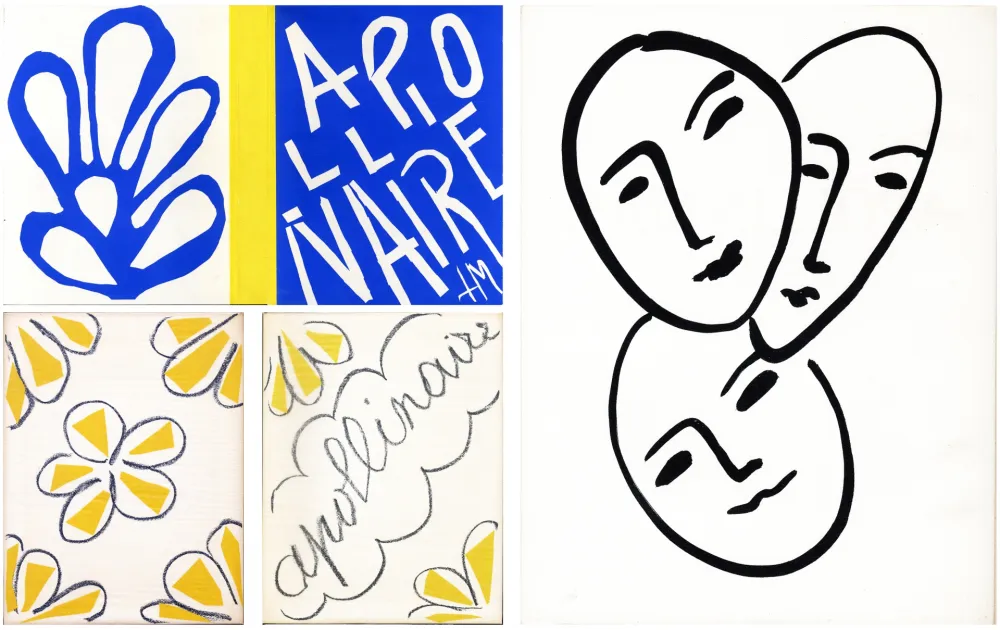 插图书 Matisse - André Rouveyre : APOLLINAIRE. 7 lithographies et 1 gravure originales (1952)..