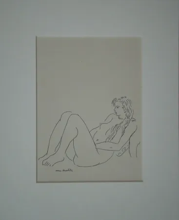 石版画 Matisse - Assis nu