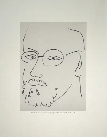 石版画 Matisse - Autoportrait