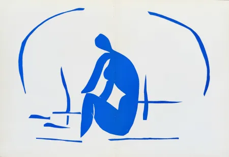 石版画 Matisse - Baigneuse Dans Les Resaux