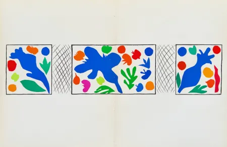 石版画 Matisse - Coquelicots