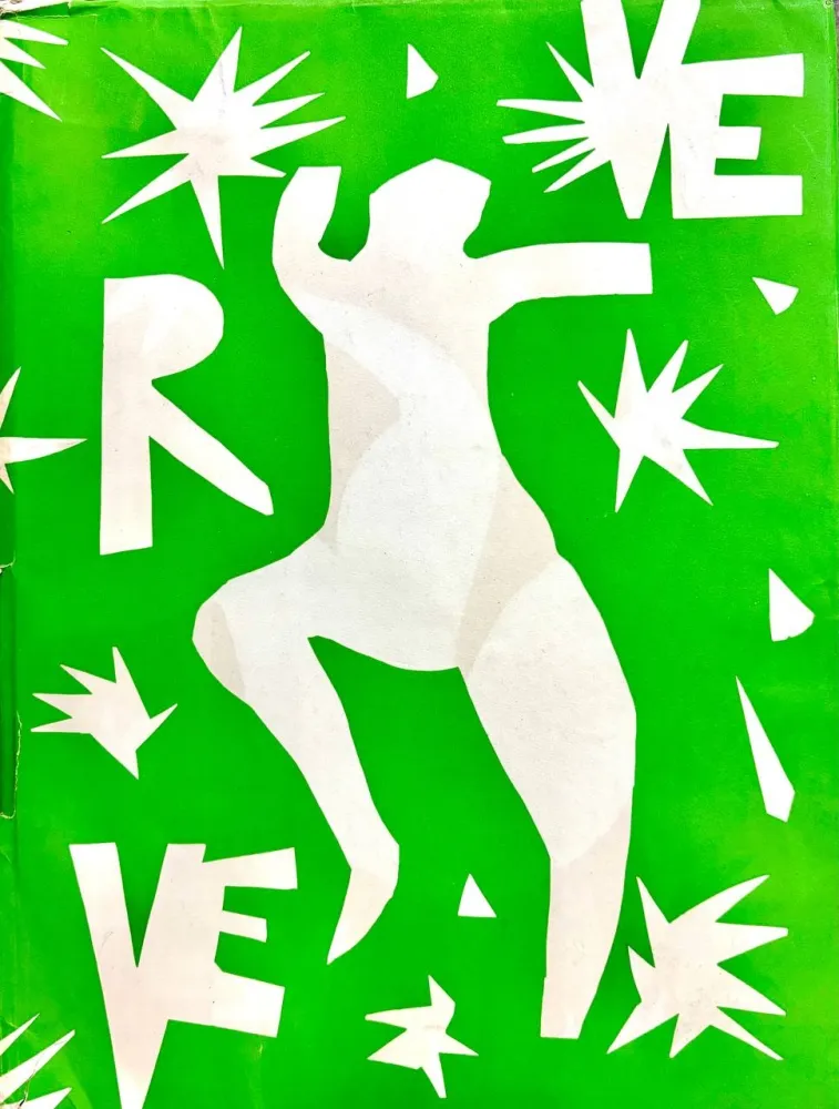石版画 Matisse - Couverture I Revue Verve. Vol. IV no. 13