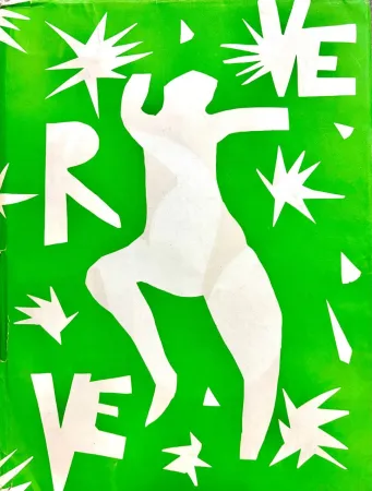 石版画 Matisse - Couverture I Revue Verve. Vol. IV no. 13