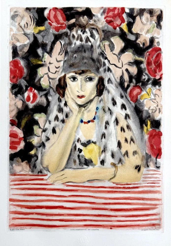 蚀刻飞尘法 Matisse - Espagnole a la Mantille