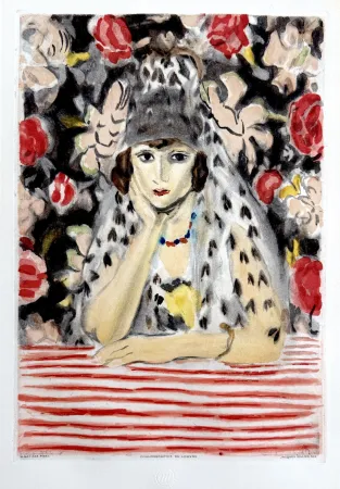 蚀刻飞尘法 Matisse - Espagnole a la Mantille