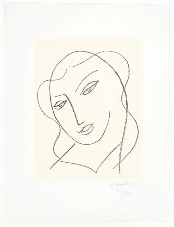 石版画 Matisse - Etude pour la Vierge, 