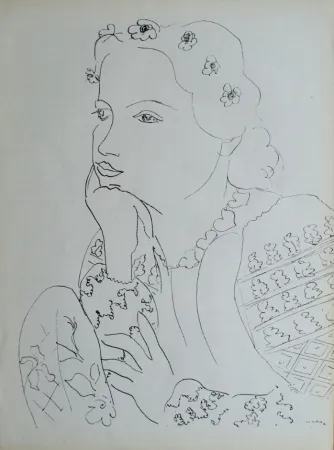 胶版印刷 Matisse - Femme
