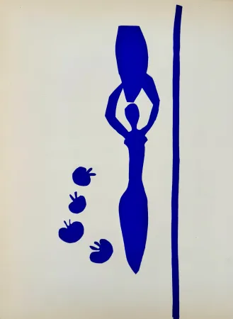 石版画 Matisse - Femme à l'amphore 