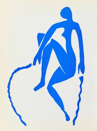 石版画 Matisse - Femme Bleue