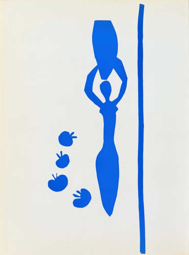 石版画 Matisse - Femme Bleue