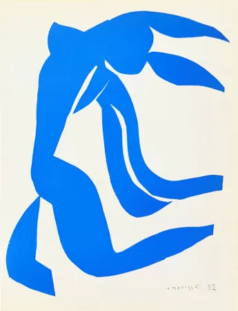 石版画 Matisse - Femme Bleue