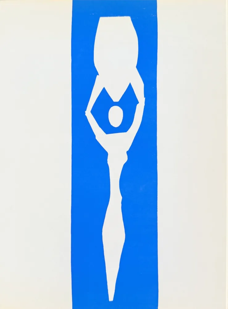 石版画 Matisse - Femme Bleue
