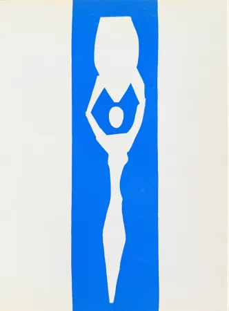 石版画 Matisse - Femme Bleue