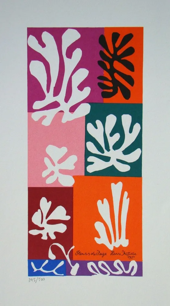 石版画 Matisse - Fleurs de Neige, 1951