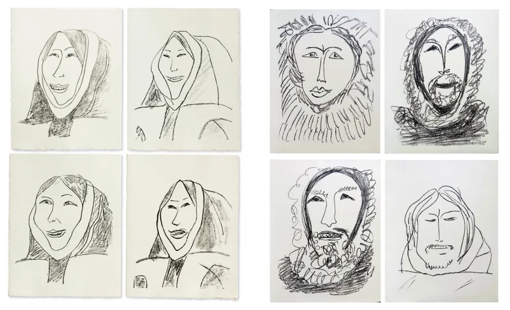 插图书 Matisse - G. Duthuit : UNE FÊTE EN CIMMÉRIE (31 lithographies) Tériade 1963