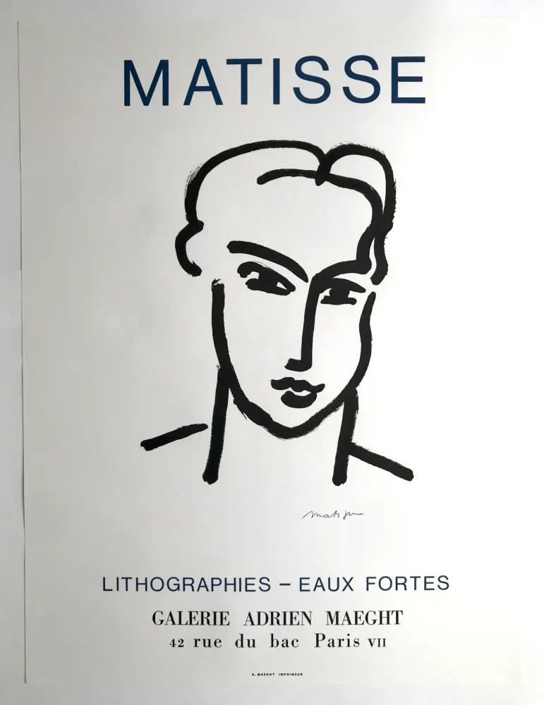 海报 Matisse - Galerie Adrien Maeght