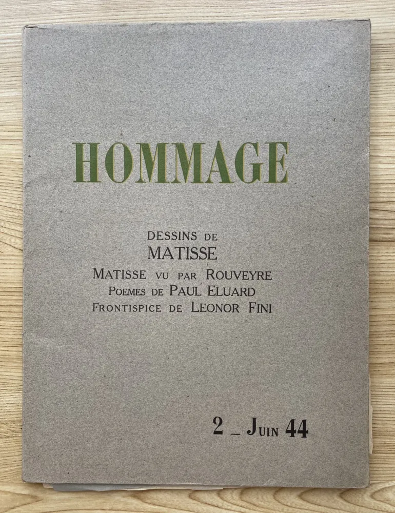 无技术 Matisse - Hommage, Dessins de Matisse (