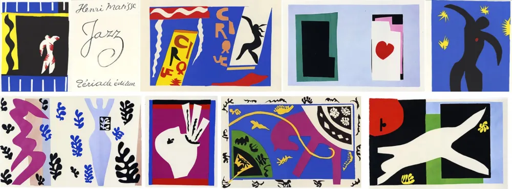 插图书 Matisse - JAZZ (20 lithographies en couleurs hors-texte).