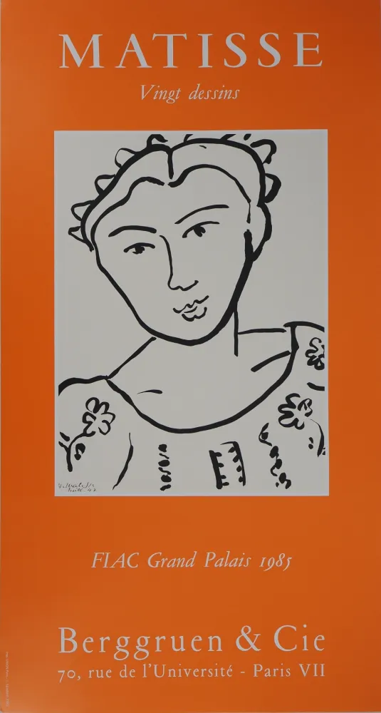 插图书 Matisse - Jeune femme à la blouse fleurie