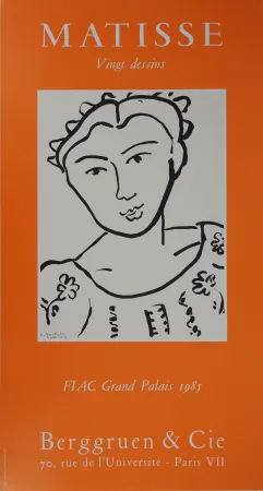 插图书 Matisse - Jeune femme à la blouse fleurie