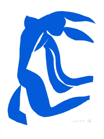 石版画 Matisse - La Chevelure (The Flowing Hair)