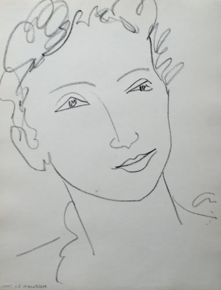 胶版印刷 Matisse - La Garconne