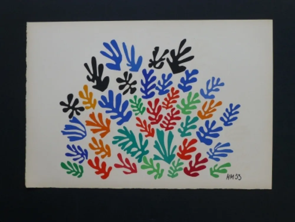 石版画 Matisse - La gerbe, 1953