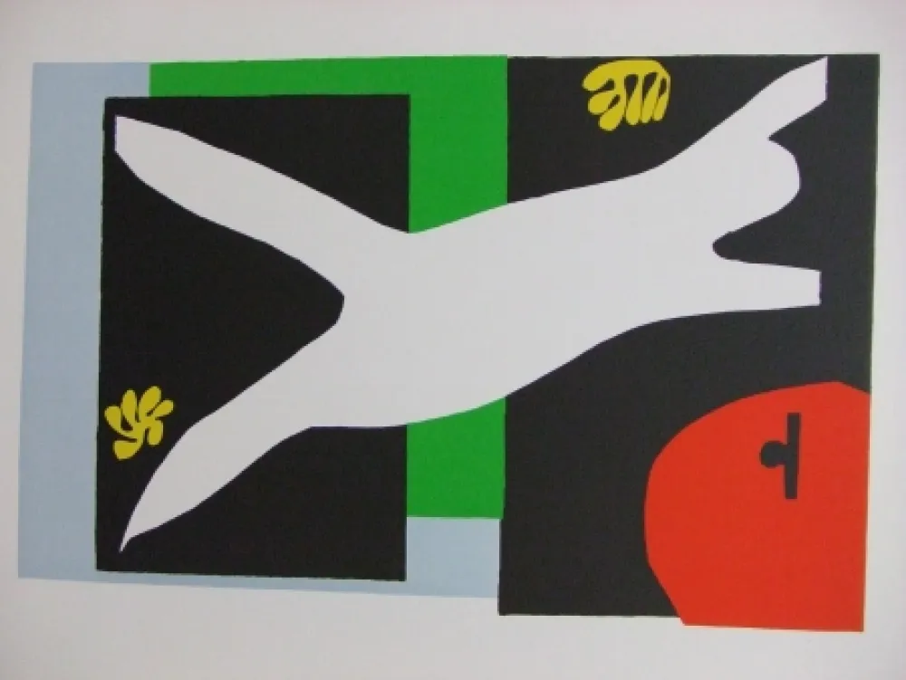 石版画 Matisse - La Nageuse dans l'aquarium