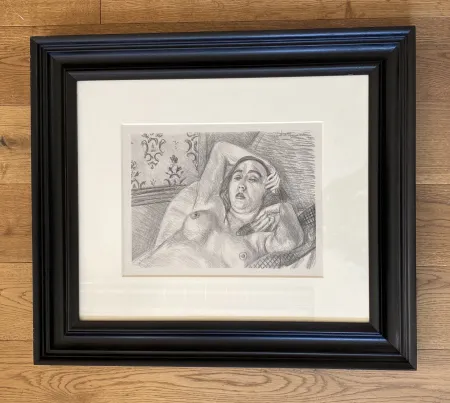 石版画 Matisse -  Le repos du modele